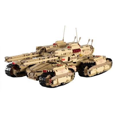 China Toy Mold King Mammoth Tank Toys Building Block Tank Electronic Remote Control Toy For Kids for sale