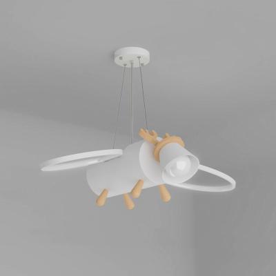 China Modern Minimalist Creative Cartoon Fawn Lamp Chandelier Kids Room Bedroom Lamp Boy Girl Modern Dynamic Room Lamp for sale