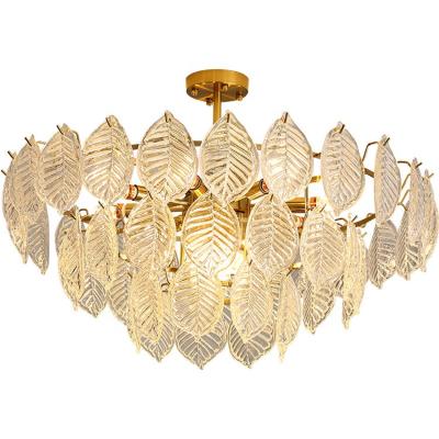 China Modern Luxury Crystal Chandeliers Lamps Living Room Hotel Ceiling Light Glass Decorative Hanging Pendant Lights for sale