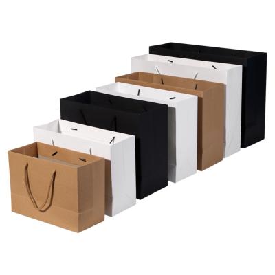 China New Materials Fashion Custom Shopping Bag Recycled Paper Wholesale Recycled Paper Shopping Bag With Logo for sale