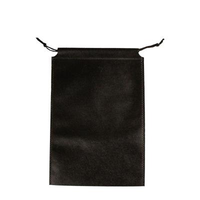 China Eco-friendly Visual Non Woven Window Drawstring Bag Travel Shoe Bag Storage Bag for sale