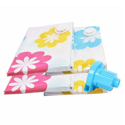 China Sustainable Plastic Space Saver Vacuum Bag Compressed Dust Vacuum Cleaner Storage Bag for sale