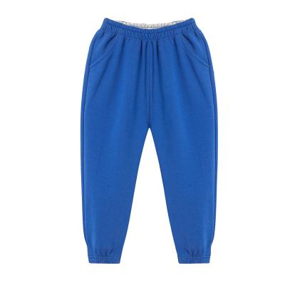 China Anti-pilling children fall clothing 2021 pure color sports pants boys and girls children's pants new for sale