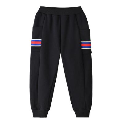 China Color Fade Proof New Winter Long Pants For Boys Sweatpants For Boys And Girls Loose And Velvet Warm Pants for sale