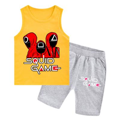 China Vintage Squid Breathable Game Costume Vest Boys And Girls Cartoon Wholesale Custom Vest for sale