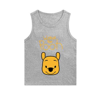 China Anti-pilling Vest Customized Breathable Round Neck Sleeveless Vest for Boys and Girls Cartoon Wholesale Vest for sale