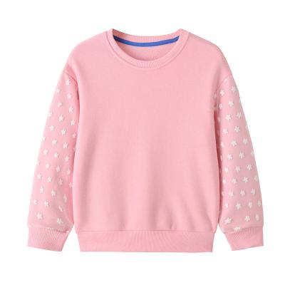 China 2021 winter children's clothing new children's anti-pilling lace and velvet sweater girl's sweater for sale