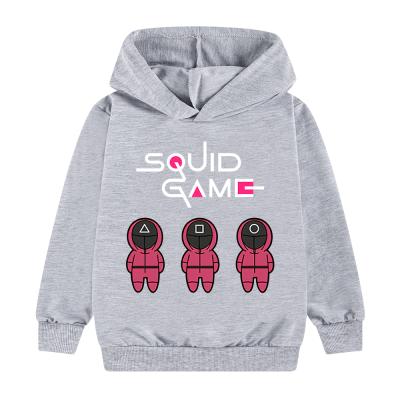 China Wholesale game quality cartoon hoodie loose casual squid anti-pilling boys and girls hoodie custom hoodie for sale