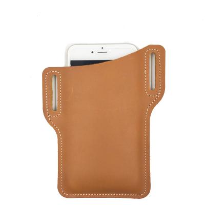 China Hot Selling Shockproof Wholesales Leather Phone Sleeve Leather Phone Pouch Case for sale