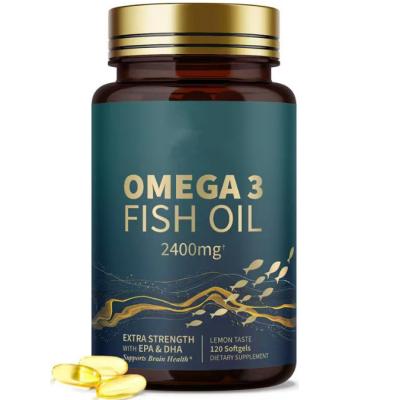 China Nutritional supplements Wild Fish Oil Softgels  with Advanced DHA and EPA for sale