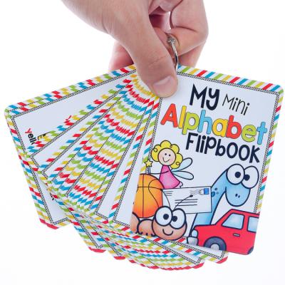 China Entertaiment Game Cards Kids Educational Alphabet Acoustic Flash Cards English Educational Studying Flash Cards Printing Books For Children for sale