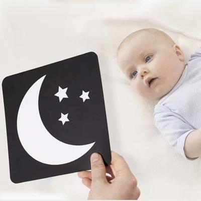 China paper & Cardboard 1 Pack Black And White Flashcards Flash Card Activity Baby Educational Card For Toddlers for sale