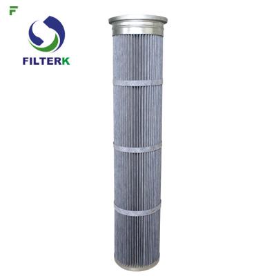 China Do filtro industrial superior da poeira do silo de cimento fluxo de ar alto com revestimento de PTFE à venda