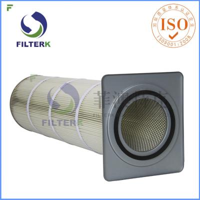 China Tipo industrial da flange do filtro da poeira do ar com meios F7 da celulose - eficiência F8 à venda