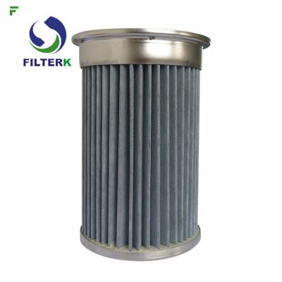 China Replacment 0112310 Piab faltete Patronen-Filterelement für Material des Vakuumförderer-Polyester-PTFE zu verkaufen