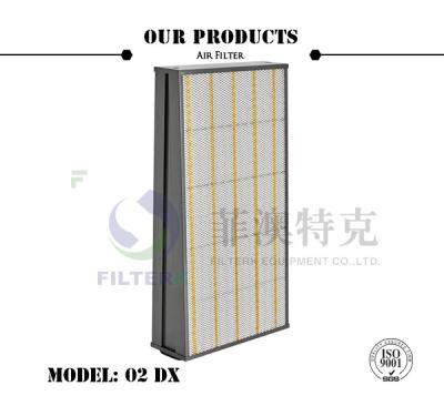 China Widerstand-Flachbildschirm-Filter der Initialen-300Pa für Modell des Gasturbine-Lufteinlauf-AAF 02 DX zu verkaufen