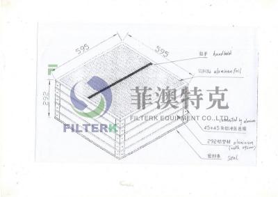 China La entrada plisó el filtro del panel los 2os 5929010120 recambios para los compresores centrífugos en venta