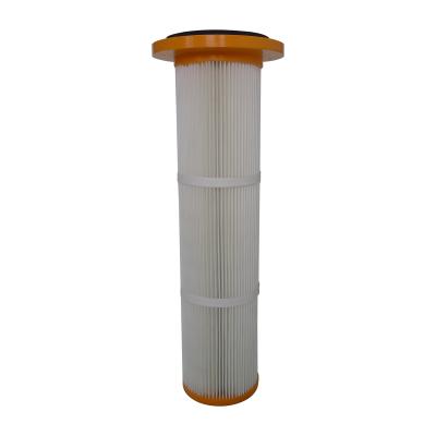 China Polyurethane Top / Bottom Pleated Bag Filter Cylindrical for sale