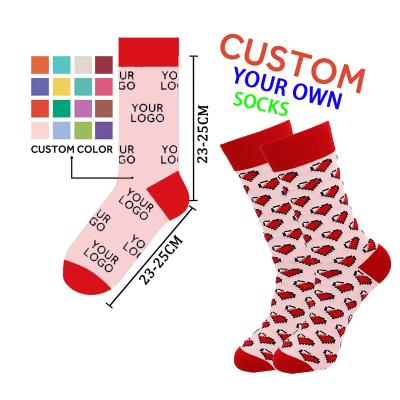 China Sporty Whale 2023 Custom Your Own Designs Socks Cotton Men Women Kids Class Logo Socks Happy Funny Dress Socks Designer Socks for sale