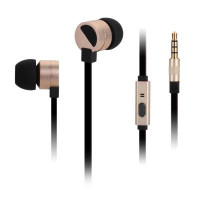 China metal earphone E1281 plastic earphone, line-control headset portable earphone, earbud for mobile phone for sale