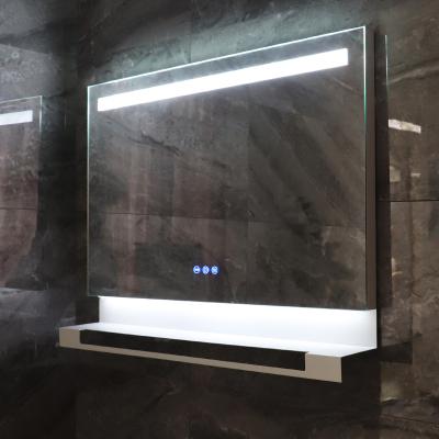 China Enlargement Made In China Bathroom Led Mirror Modern Design Style Touch Screen Vanity LED Light Washroom Mirror for sale