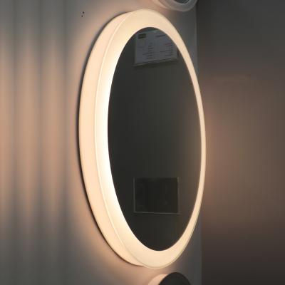 China Dimmable Magnifying Round Sensor Led Demister Bath Bathroom Illuminated Mirror With Lights In Bathroom for sale