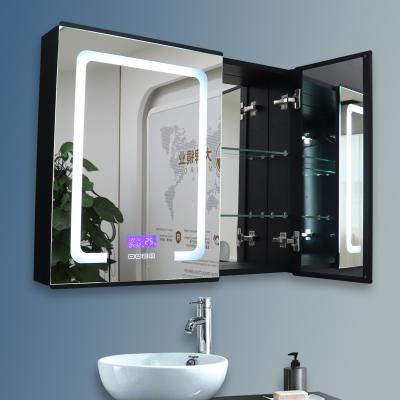 China high quality armario 6000K con espejo wall mounted led bathroom cabinet with mirror for sale