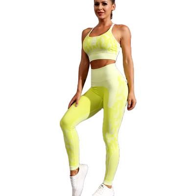 China European and American athleisure new breathable clothing yoga bra pants yoga butt peach fitness border leisure for sale