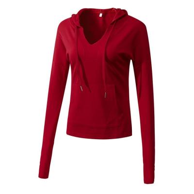 China Wholesale Custom Breathable Fitness Gym Jacket Sweater Sport Workout Hoodie For Women for sale