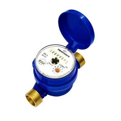 China Magnetic Transmission Multi-jet Water Meter Dry Dial Brass Material ISO4064 Standard for sale