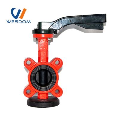 China General type BUTTERFLY VALVE EPDM SEAT HOOK TYPE ANSI150/PN10/16 WARFER VALVE for sale