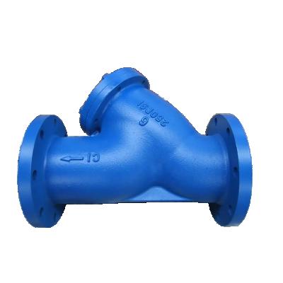 China Ductile Water Strainer 2inch Iron Clamp Ends Y Cast Iron ANSI 150lb Y-Strainer for sale