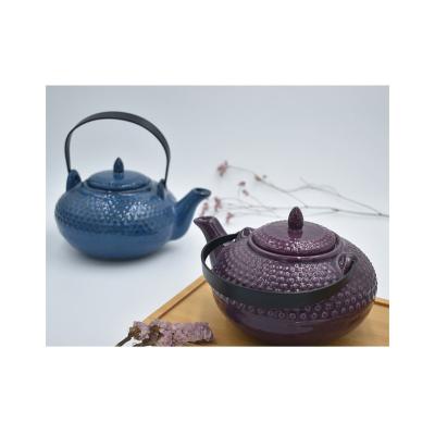 China New Viable Design Japanese Stoneware Ceramic Teapot Set For Home Teahouse Cafe With Infuser Stoneware Teapot Set for sale