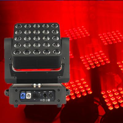 China Hotel 25*12W 5X5 LED Beam Moving Head Maxtrix Magic Panel Light for sale