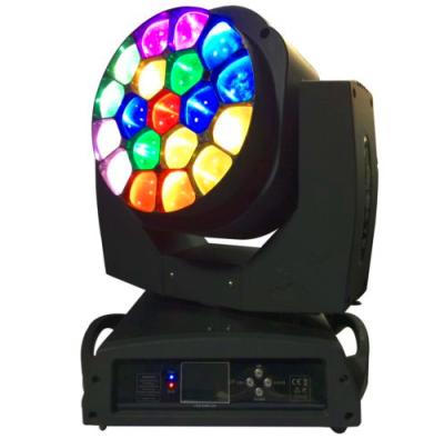 China Hotel Stage Lighting 19X15W RGBW Led Zoom Beam Wash B Bee Eye K10 Moving Head Light for sale