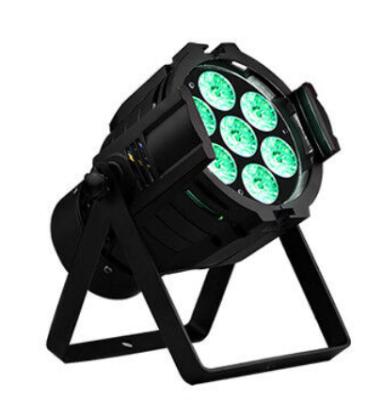 China Cheap Luminous Mini Par Hotel Par Light DMX512 7pc 18W RGBWA+UV 6in1 LED Aluminum Light for sale