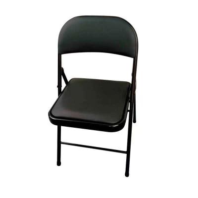 China Foldable Folding Metal Seat Panel Wide And Thick Comfortable Backrest Support Learning Folding Chair for sale