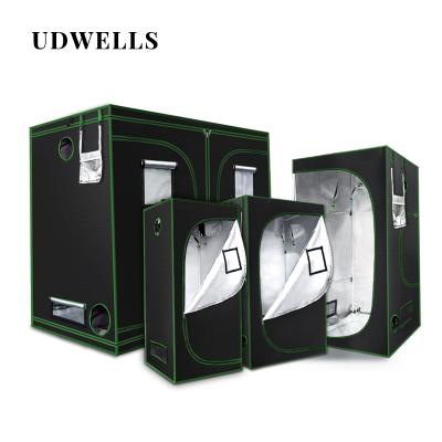 China UDWELLS Easily Assembled Grow Tent Garden Flooring Best 2x2 4x8 For Vegetables Lightweight Kit Corner Pieces Grow Tent for sale