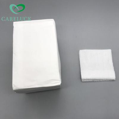 China Factory Sale 100% Cotton Strile Pad Non Woven Gauze Swab 10cmx10cm With Good Quality for sale