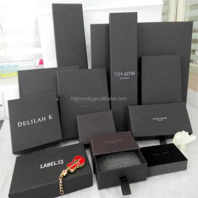 China Recyclable Cardboard Sliding Drawer Box , Jewelry Gift Packaging Drawer Boxes Wholesale for sale