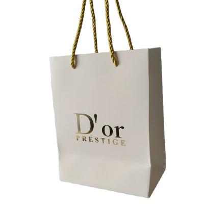 China Hot Selling Recyclable Custom Design Perfume Luxury Paper Bags With Your Own Logo for sale