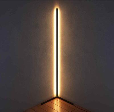 China 52/104cm Modern Corner Floor Light Atmosphere LED Night Lamp RGB Standing Light with Remote Control for Bedroom Living Room for sale