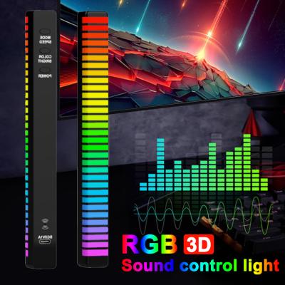 China Modern LED RGB Music Sound Control Lights Built-in Lamp 40LED APP Control Battery DJ Disco Light For Party Car Decorate LED Lamp for sale