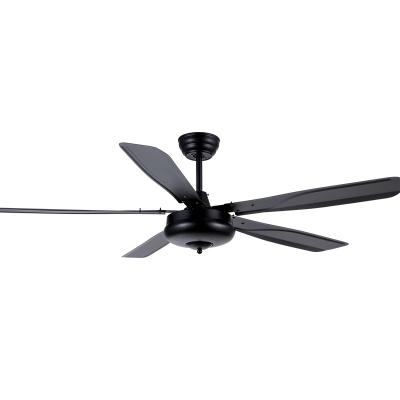 China Modern 42 Inch White Remote Control Black White Ceiling Fan 3 Speed ​​Settings New Without Light for sale