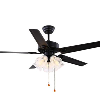 China Modern factory wholesale high quality simple design 42/48/52 inch indoor high ceiling fan with light for sale