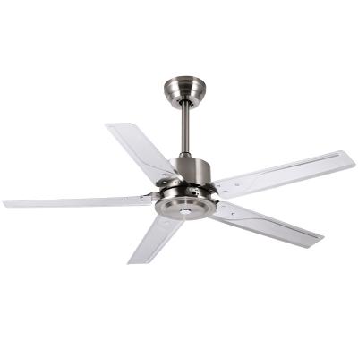 China Cheap Ceiling Fan 220v AC Motor 5 Blades Metal Ceiling Light Industrial Modern Luxury Fan Without Light for sale