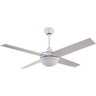 China New Arrival 2022 Modern 52 Inch Modern White Remote Control Ceiling Fan With Light Electric Fan Lights for sale