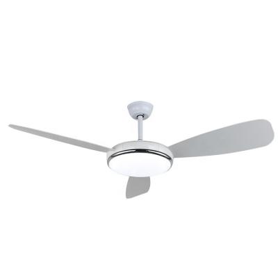 China American Style 3 Blades LED Ceiling Fan High Quality Single White Ultrathin Light for sale