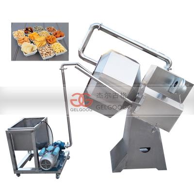 China food & Automatic Beverage Factory Stainless Steel Snack Coating Machine Spray System Seasoning Machine for sale