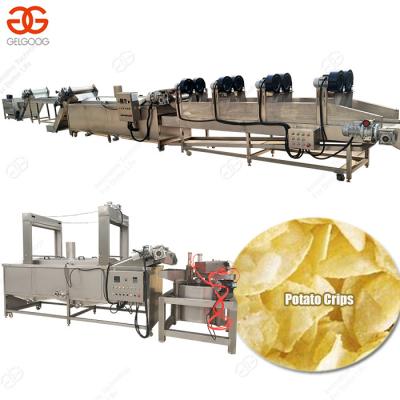 China Snack Factory Industrial Potato Chips Making Machine With Fry Potato Maker for sale